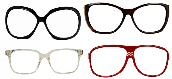 Moda Güneş Gözlüğü Seti Göz Giysisi Gözlük Çerçeveleri — Stok fotoğraf