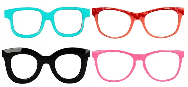Mode Sonnenbrillen Set Vorhanden Brillen Spektakulärer Rahmen — Stockfoto