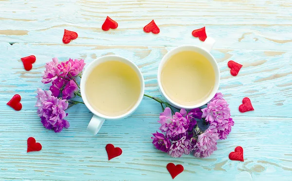 Pachnące róże herbata hot — Zdjęcie stockowe