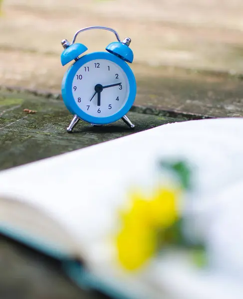 Liten Väckarklocka Ger Signal Morgonens Uppgång — Stockfoto