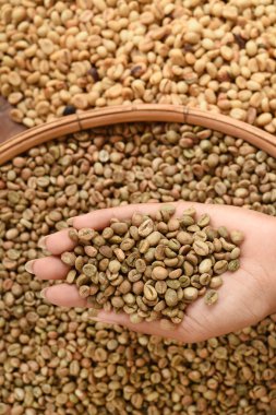 kahve çekirdekleri elde