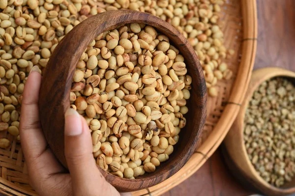 Close up of coffee beans — Stock Photo, Image