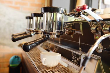 kahve makinesi hazırlama cup 