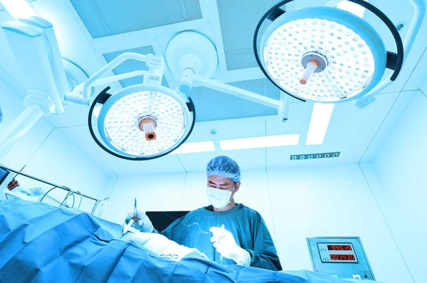 Dierenarts chirurgen in de operatiekamer — Stockfoto