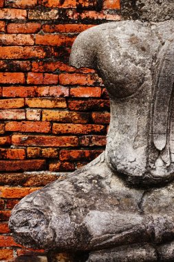 Ayuthaya tapınakta WAT Chaiwatthanaram 