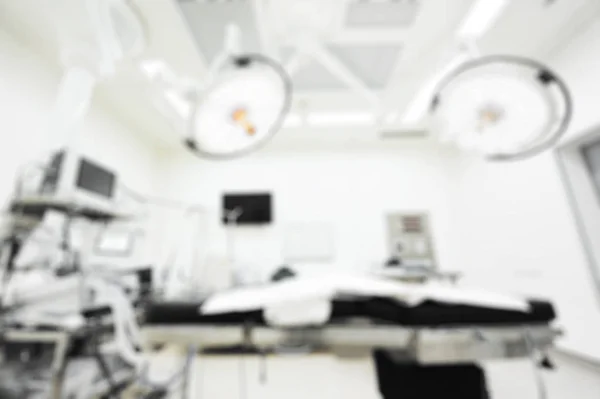 Blur of equipment and medical devices in modern operating room — Stock Photo, Image