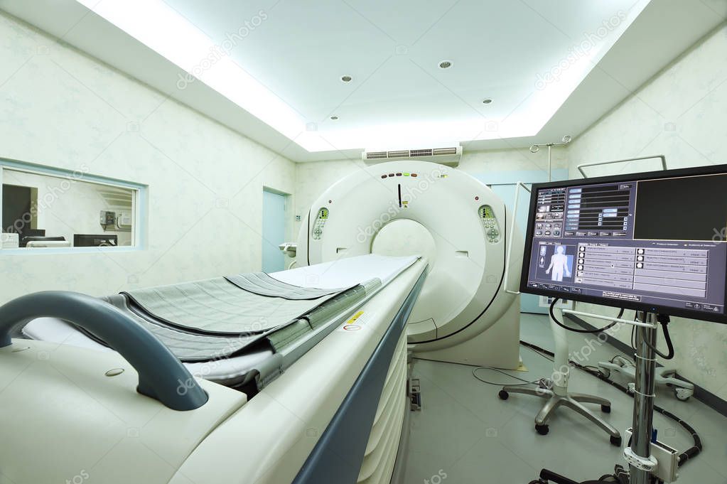 MRI scanner room 