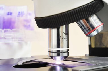 mikroskop atış kapatın 