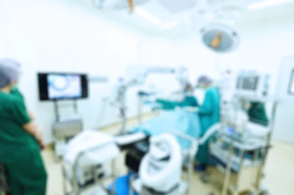 Blur of group of veterinarian surgery — Stock Photo, Image