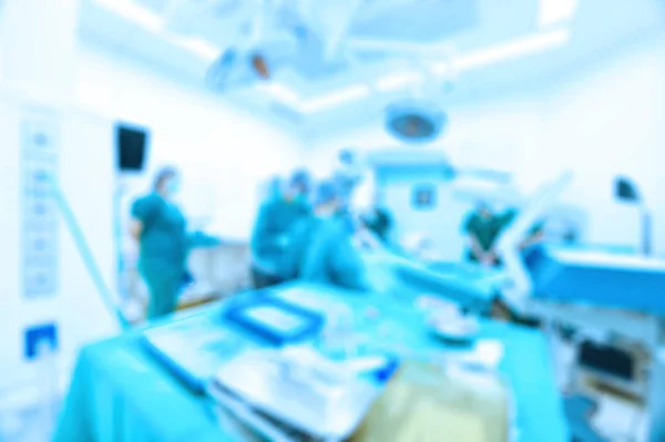 Blur of group of veterinarian surgery in operation room — Stock Photo, Image