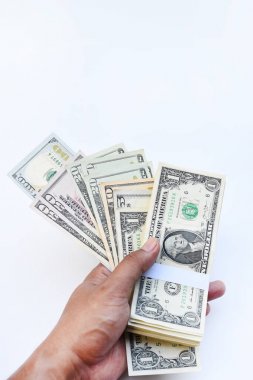 banknot yandan yakın çekim 