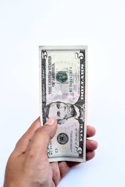 banknot yandan yakın çekim 