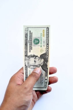 banknot yandan yakın çekim 