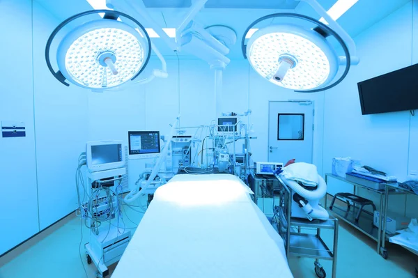 Equipment Medical Devices Modern Operating Room Take Art Lighting Blue — Stock Photo, Image