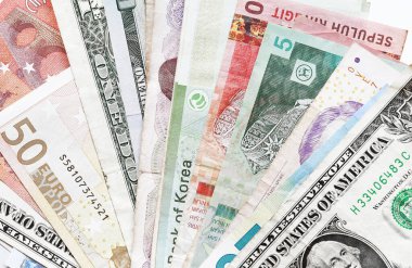 arkaplan için banknotu kapat