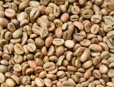  Arka plan için kahve çekirdeklerini kapatın.                                  