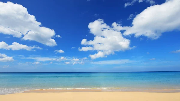 Playa Tropical Cielo Azul Naturaleza — Foto de Stock