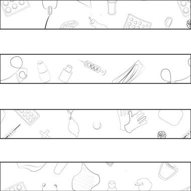  Şekiller üzerinde tıbbi paternler