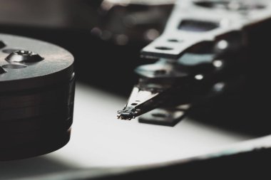 Sabit disk sürücü kapatma görünümü.