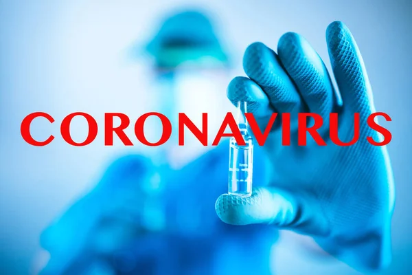 Szczepionka Przeciw Koronawirusowi Lekarza — Zdjęcie stockowe