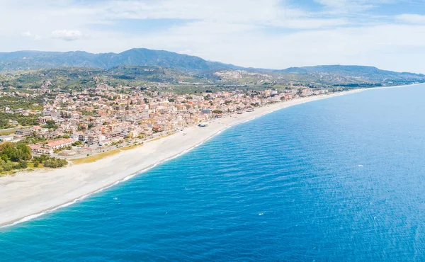 Aerial View Seaside Gioiosa Ionica Olaszország — Stock Fotó