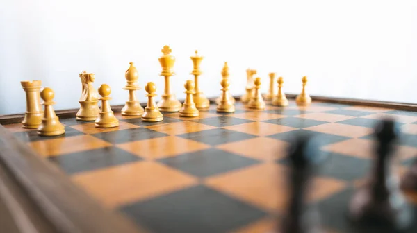 Chess Game Concept Close View — Stock Photo, Image
