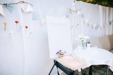 Düğün dilek için stand