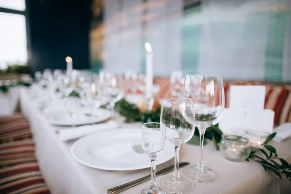 Table Décorée Pour Dîner Mariage — Photo