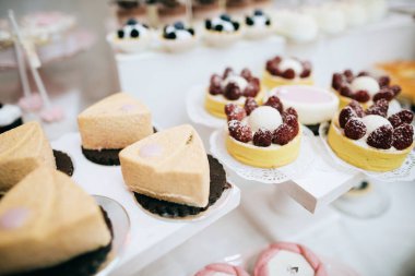 Tablo çöllerinde, tam düğün yemek için hazır çikolata, 