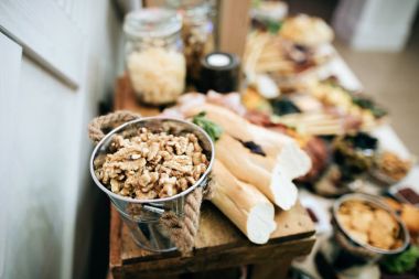 Düğün yemek masası Snacks 