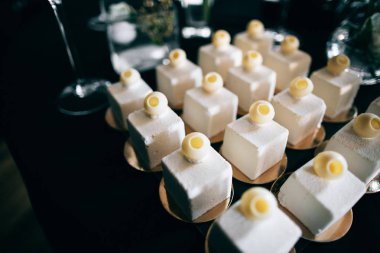 Düğün yemek için hazır çikolata