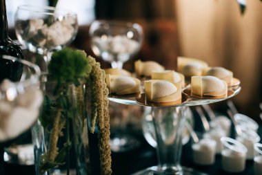 Düğün yemek için hazır çikolata