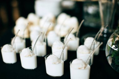 Düğün yemek için hazır çikolata