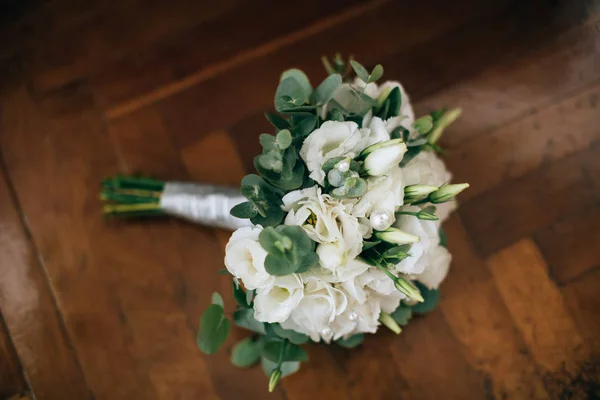 Pernikahan Karangan Bunga Putih — Stok Foto