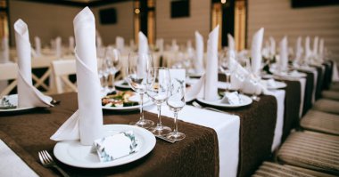 elegant table setting for a dinner