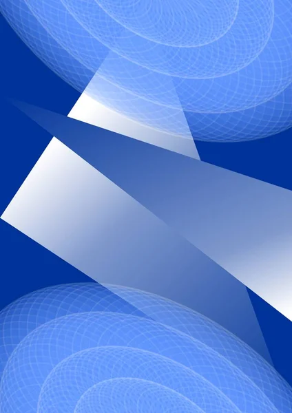 Fondo abstracto moderno en diseño azul, elipse y elementos triangulares, transparencia y gradiente. Plantilla vectorial futurista para portada de libro, folleto, folleto, póster . — Vector de stock