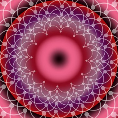 Kırmızı ve mor arka plan dekoratif dantel çerçeve, metin, mesaj, diğer grafik öğesi için boş alan ile.