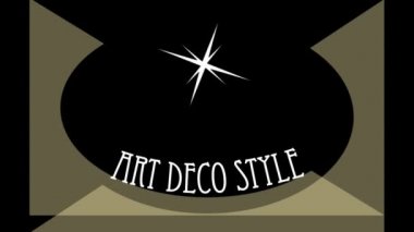 Art deco Hareketli banner Sahaf altın Telkari mücevher, takı mağaza için reklam