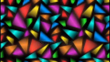 Videoabstract arka plan çok renkli düzensiz dağıtılmış parçaları ve piksel etkisi ile