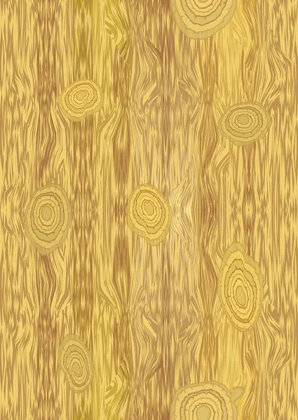 Texture en bois légère vectorielle avec structure noeud — Image vectorielle