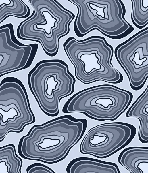 Abstrakt sømløs grå bakgrunn med ujevne svarte mønstre – stockvektor