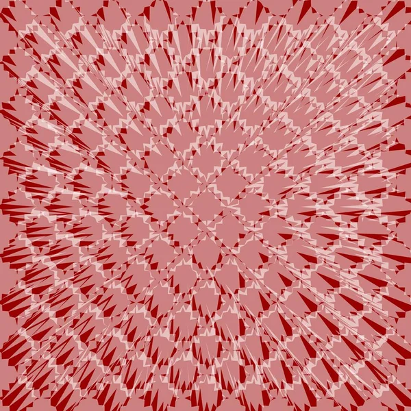 Abstrakt bakgrund kakel med deformerade vita rutnät på mörk röd yta, dekoration element, overlay-mall, — Stock vektor