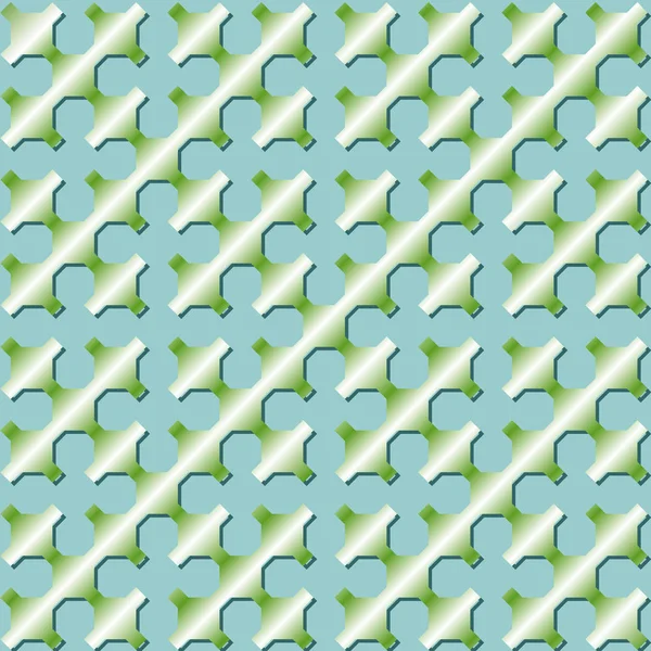 Patrones de curva de Sierpinski. Patrones de gradiente verde claro utilizando el modelo matemático de curva recursiva fractal — Vector de stock