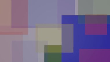 Renk değişiminden oluşan çok renkli arkaplan üst üste binen dikdörtgenler ile daire bulanık atriolü etkisi.