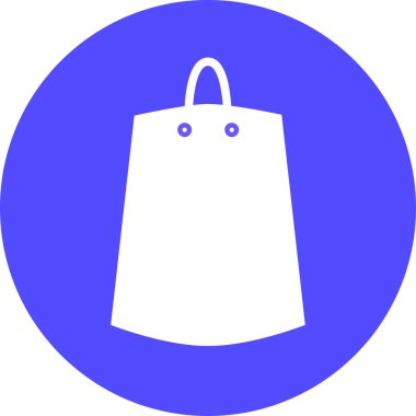 alışveriş çantası simgesi.