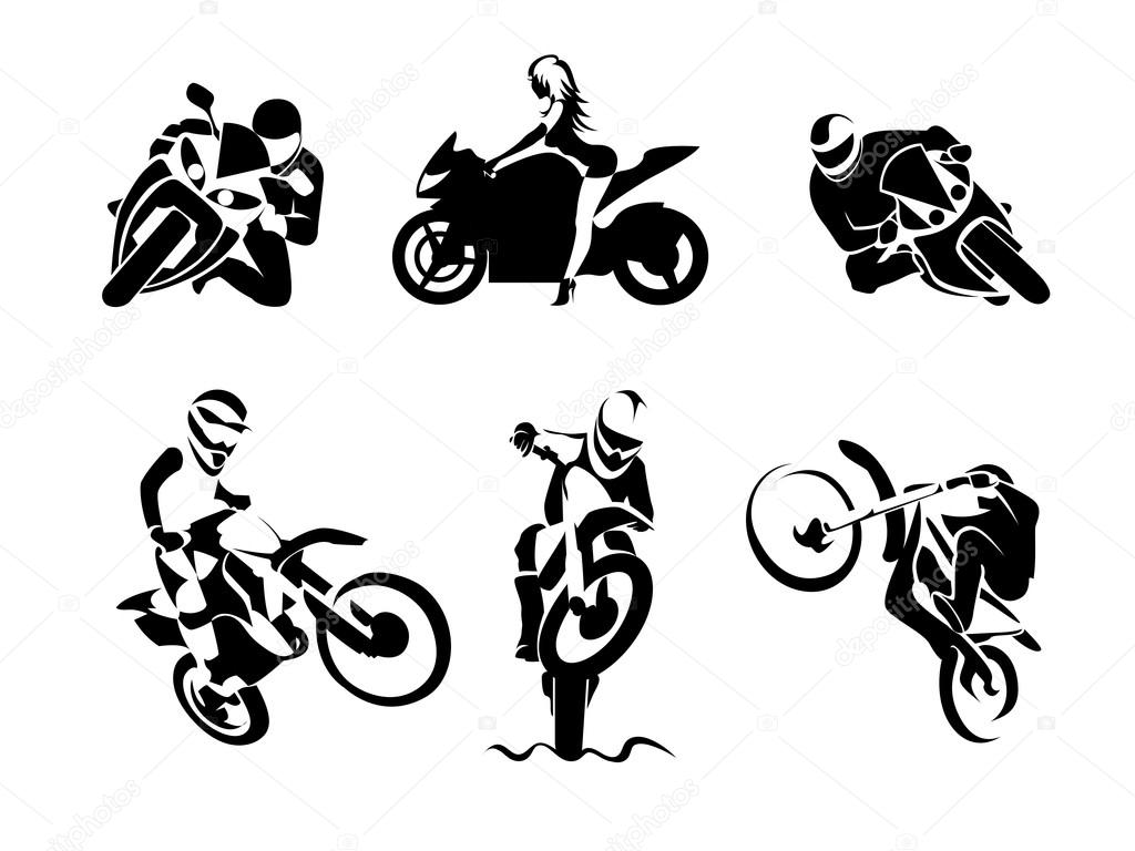 Extreme Motorbike Rider set