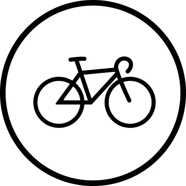 Значок "рядок" велосипед — стоковий вектор