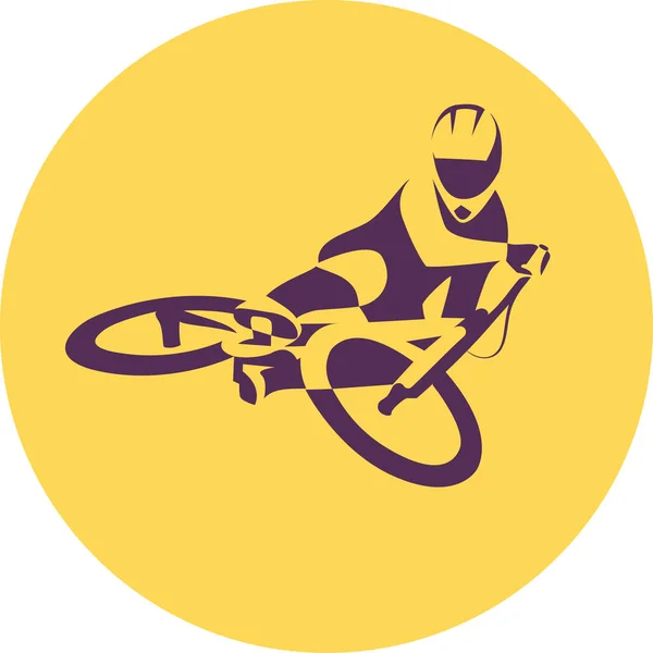 Vector ciclista — Vector de stock