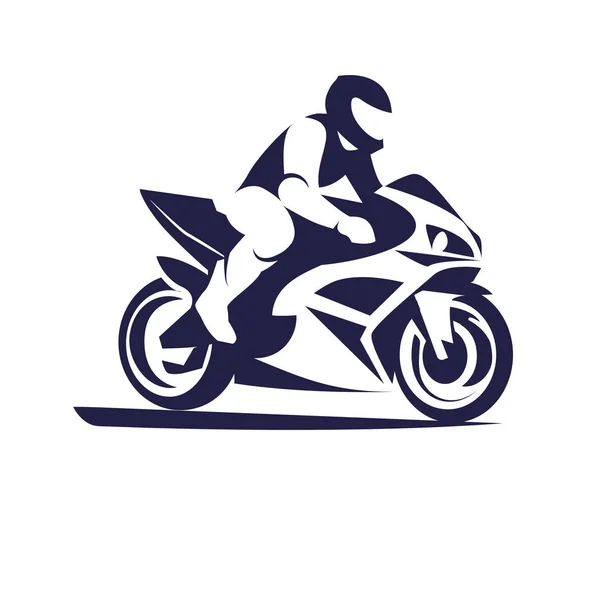 Motorcycle racer sport — Stock Vector