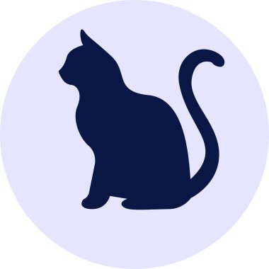 Kedinin karanlık siluet